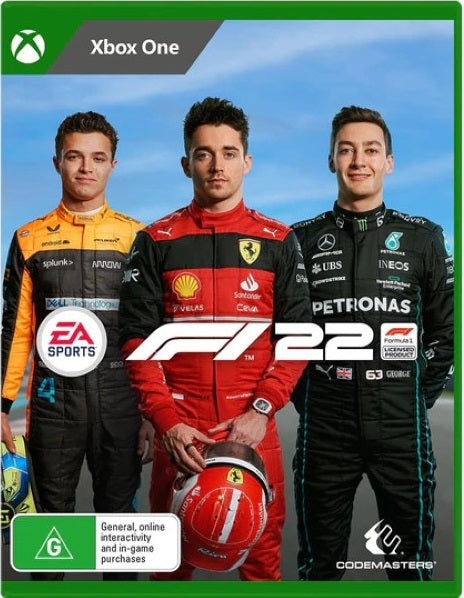 F1 22 Formula One Xbox One